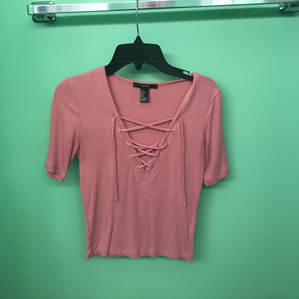 Lace-Up Top